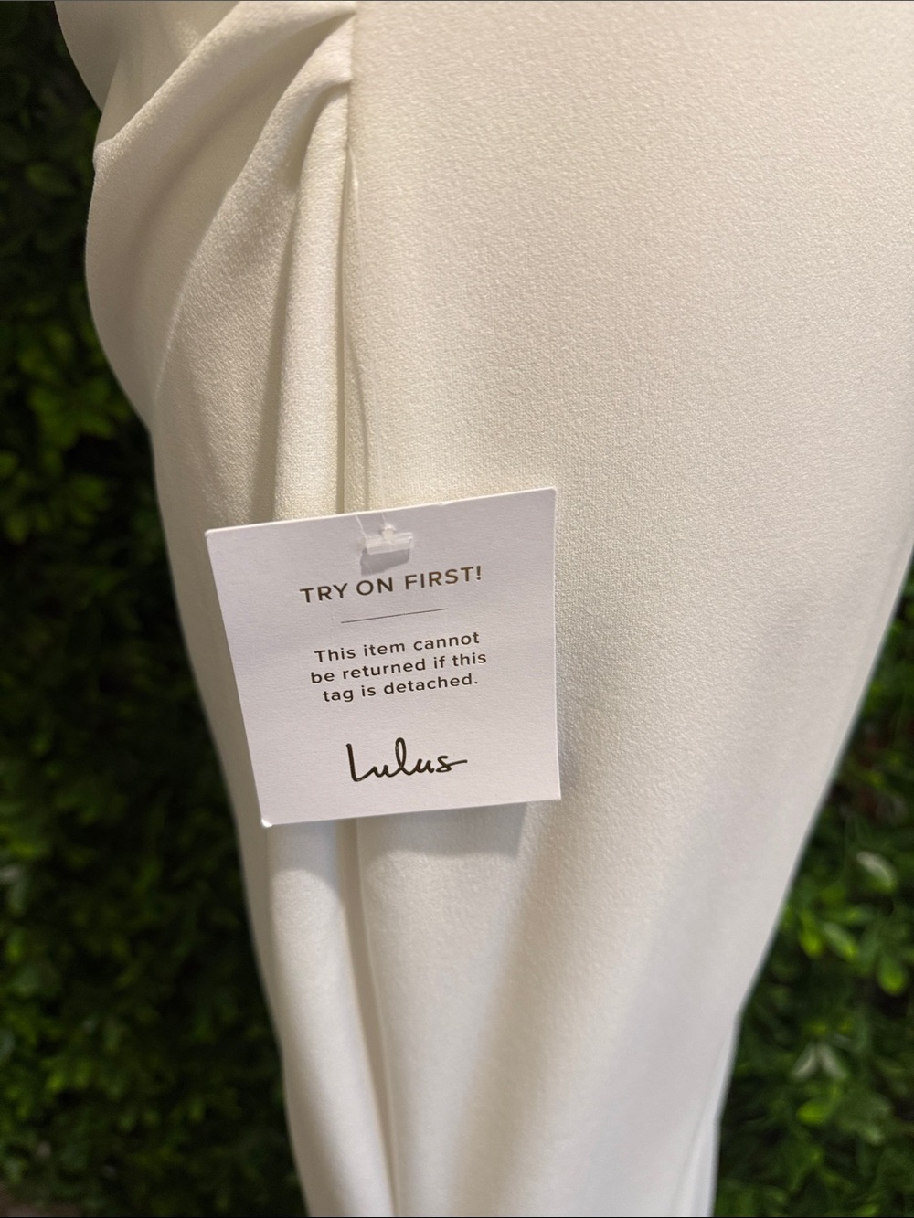 NWT- To Be Yours Ivory Strapless Pleated Mermaid Bridal Dress - Picture 9 of 16